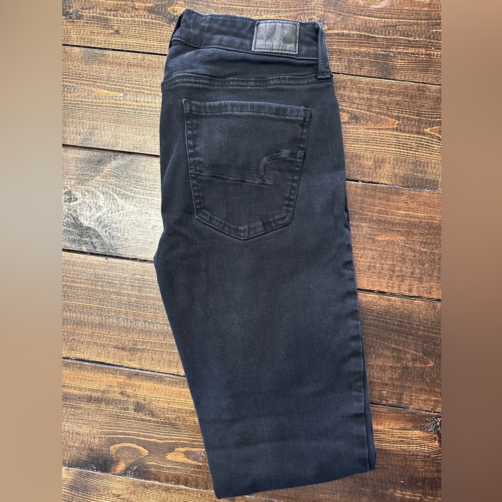 Black American Eagle Next Level Stretch Jean